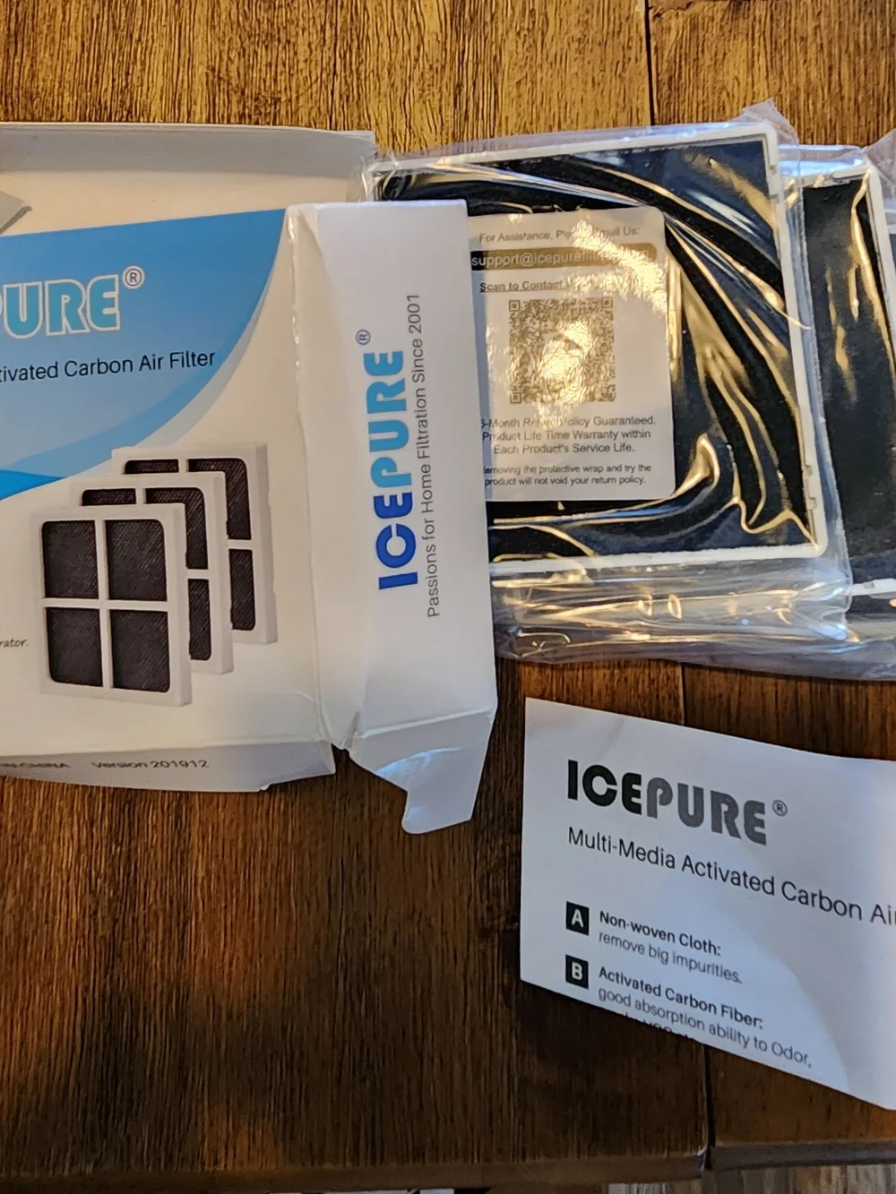 ICEPURE Refrigerator Water Filter and Carbon Air Filters